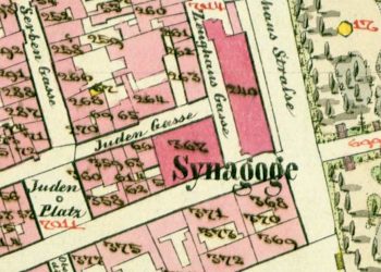 1853 cadastral map of Lemberg